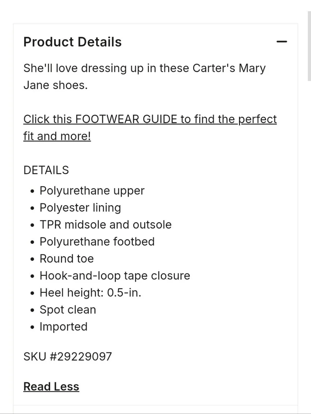 Carter's Aggie Mary Jane Flats- 11 Toddler